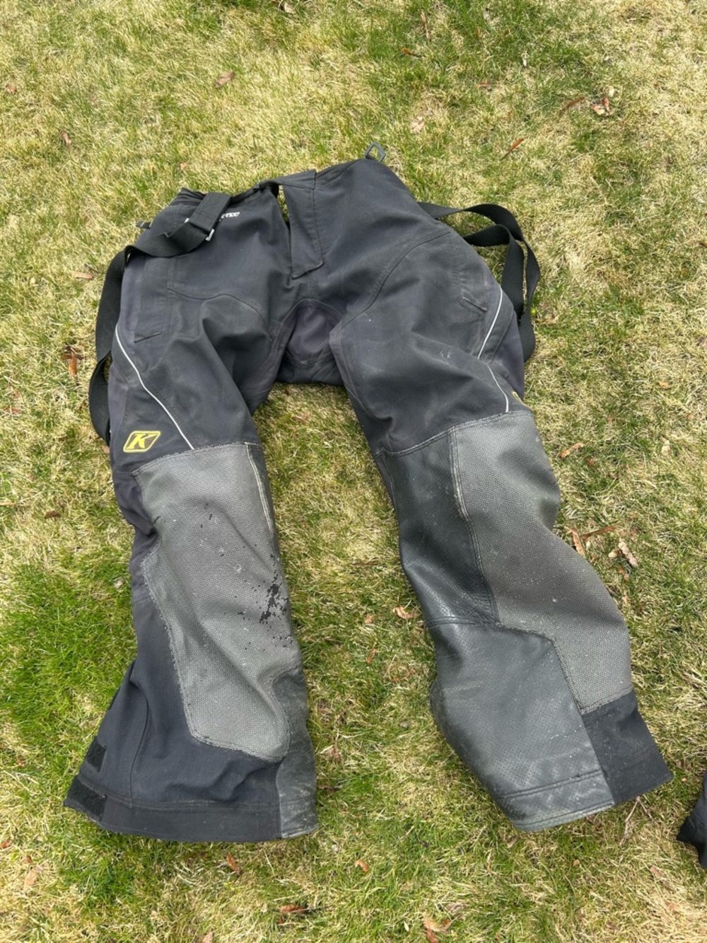 Klim Men's Black and Gray Adventure Rally pants  - 42 and Cortech 3/4 Jacket - L